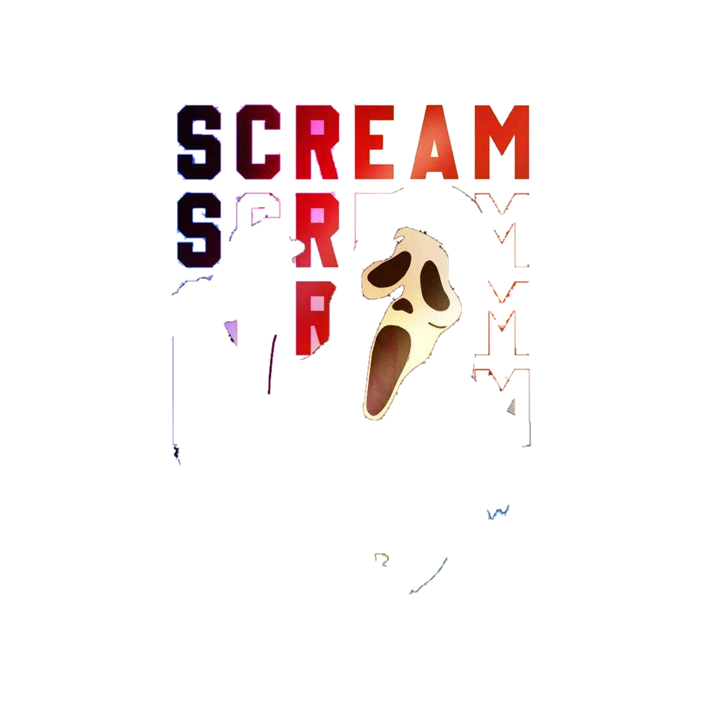 Scream Holographic Sticker